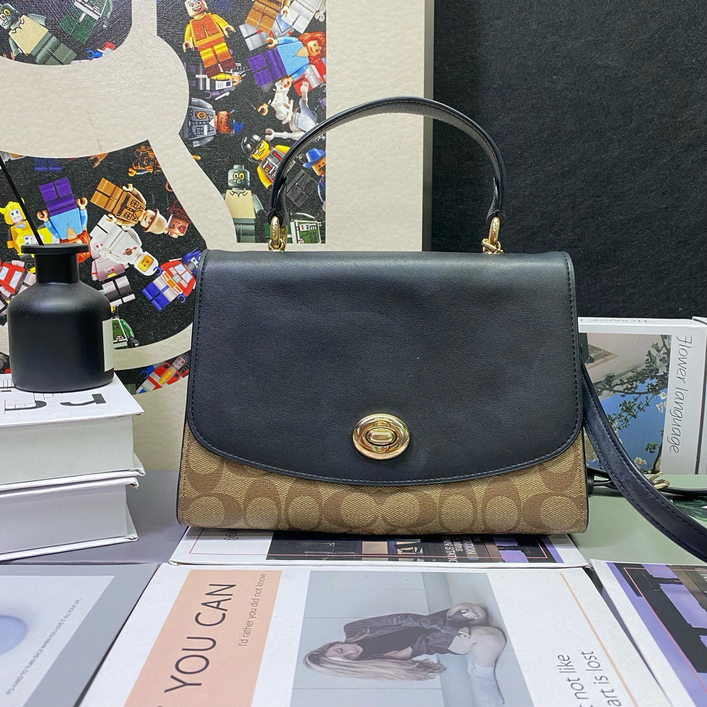 95新 COACH/蔻驰 23120斜挎包24*18