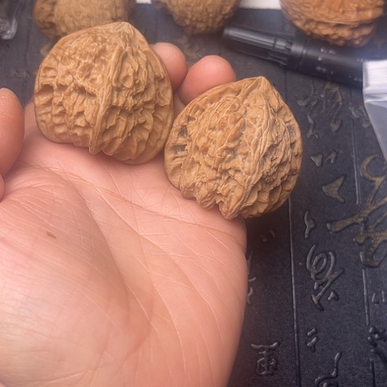 吊坠文玩核桃白狮子