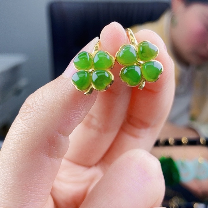 和田玉珠宝奇石银S925镶嵌