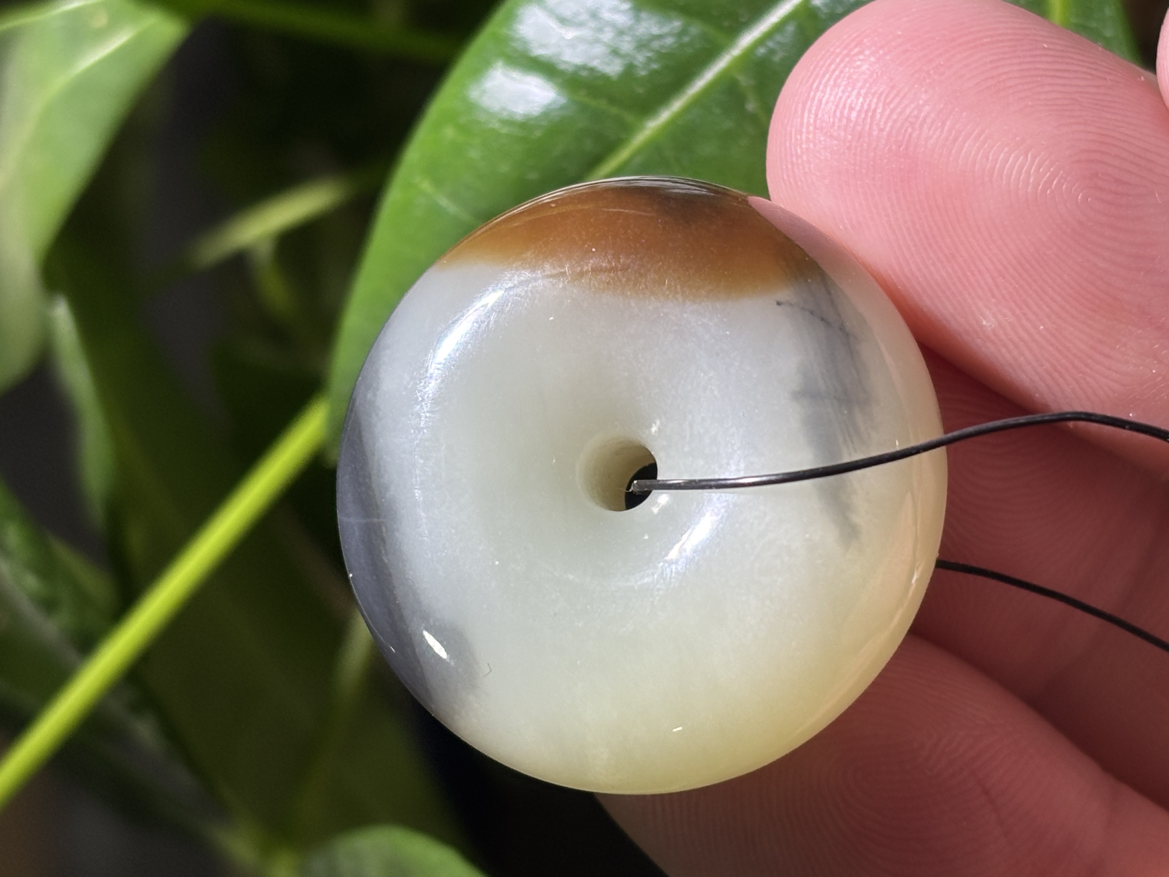 新疆若羌扶果岭楼兰三彩面包扣