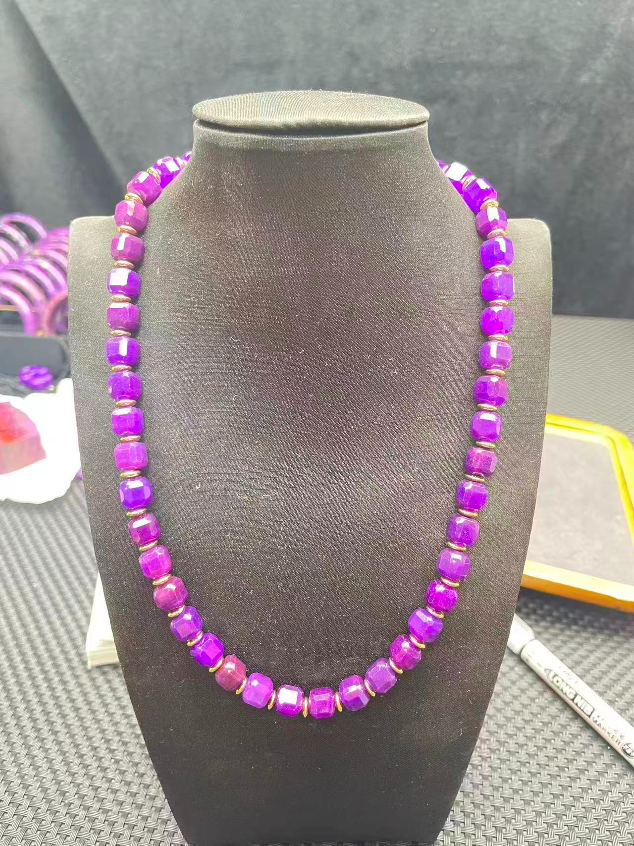 【唐艺】A47主播推荐款轻奢风常规项链多样性发一件奇石