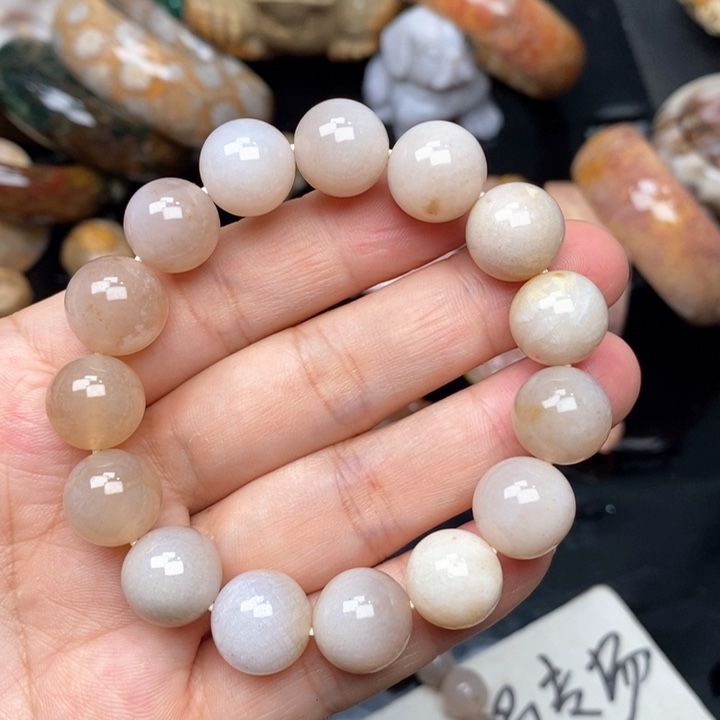 硅化珊瑚（珊瑚玉）手镯未镶嵌