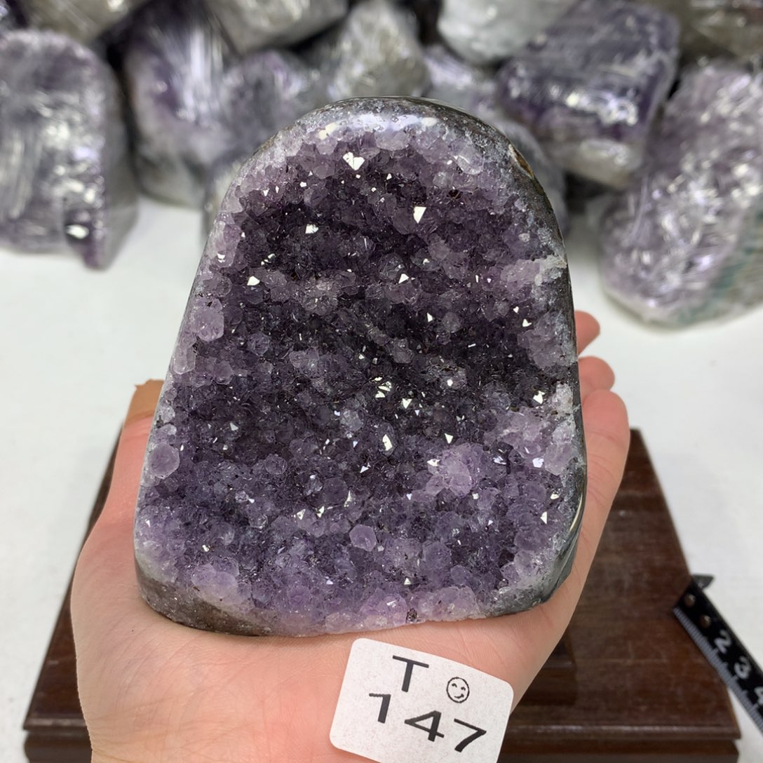 紫晶摆件未镶嵌水晶