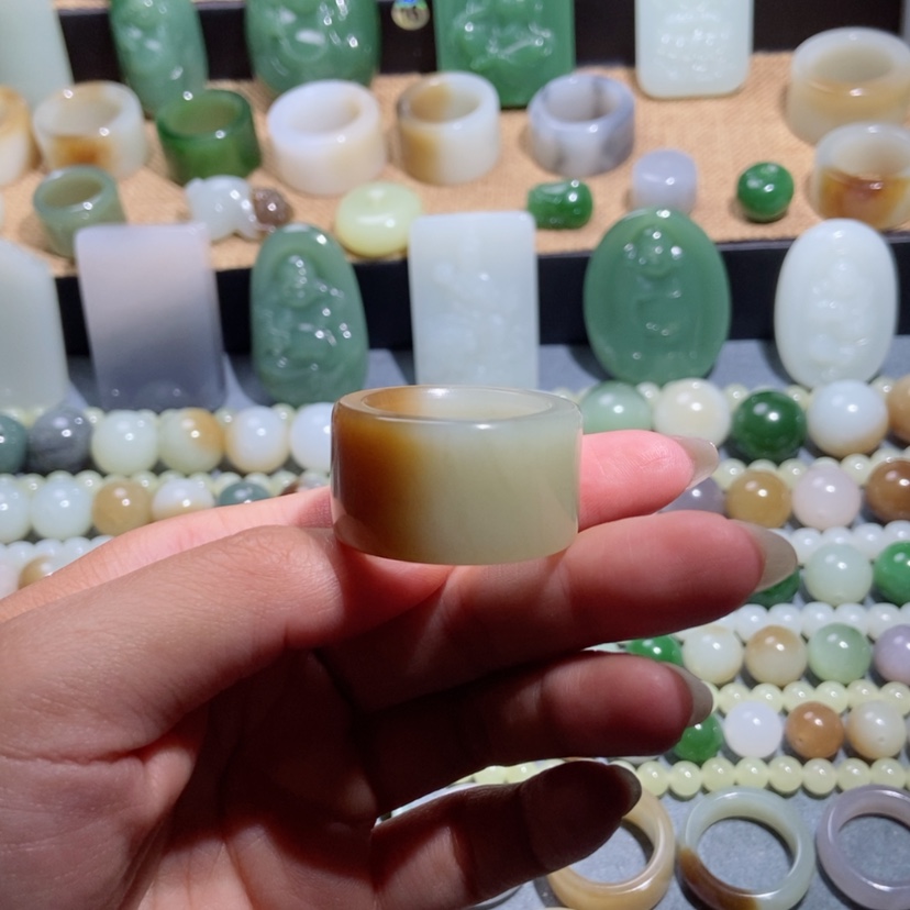 【闪购商品】和田玉戒指未镶嵌