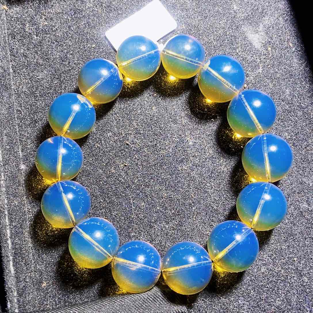 蓝珀裸石未镶嵌蓝珀暴力蓝毕业16加净水