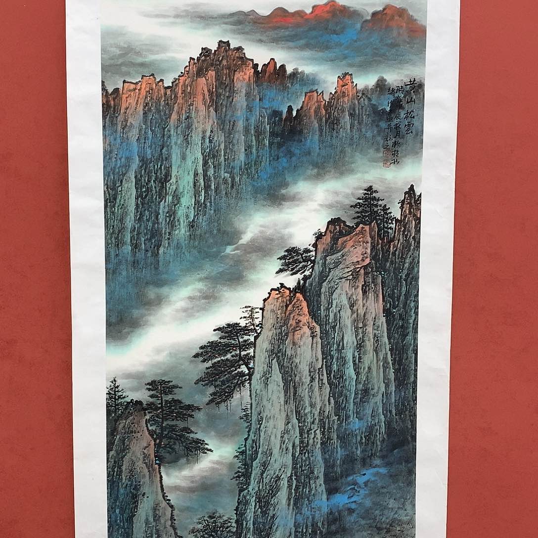 国画国画作品欣赏四尺