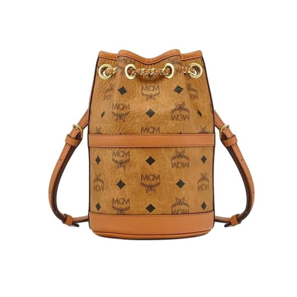 95新 MCM MCM/ 水桶新款aren系列单肩包