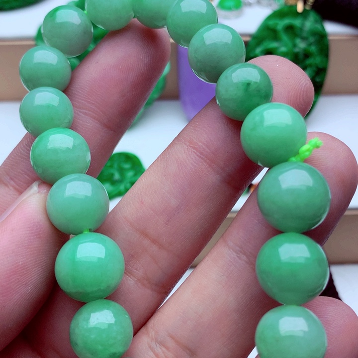 翡翠未镶嵌手链手串