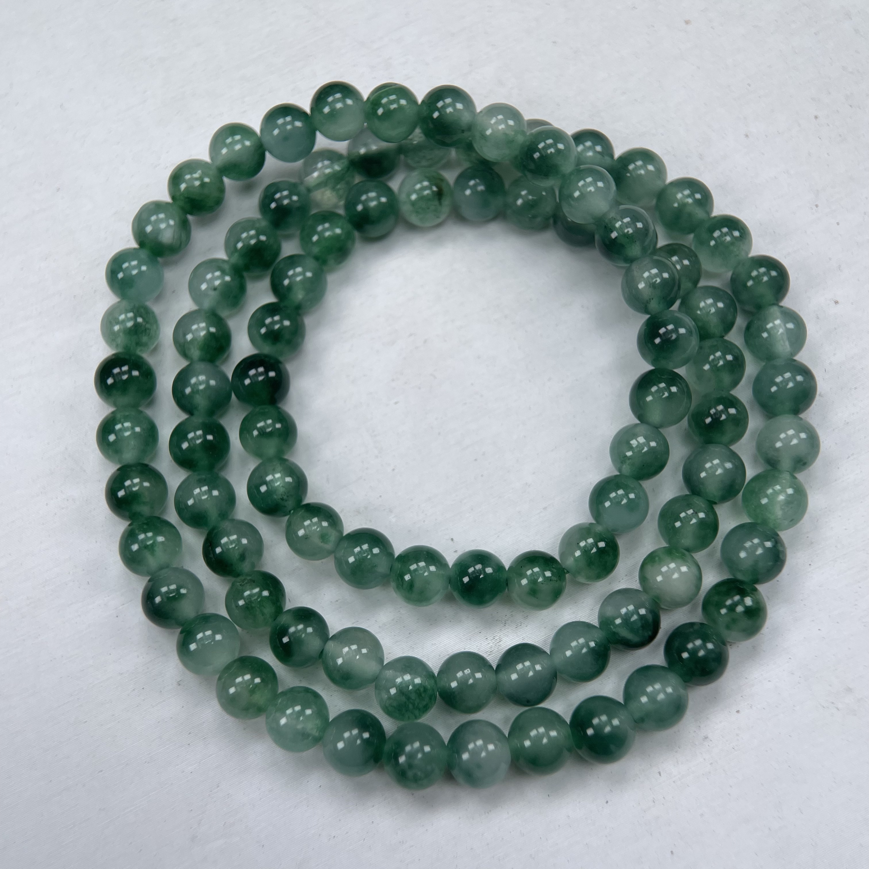 A74乌鸡飘花6MM 项链经典多样性发其一