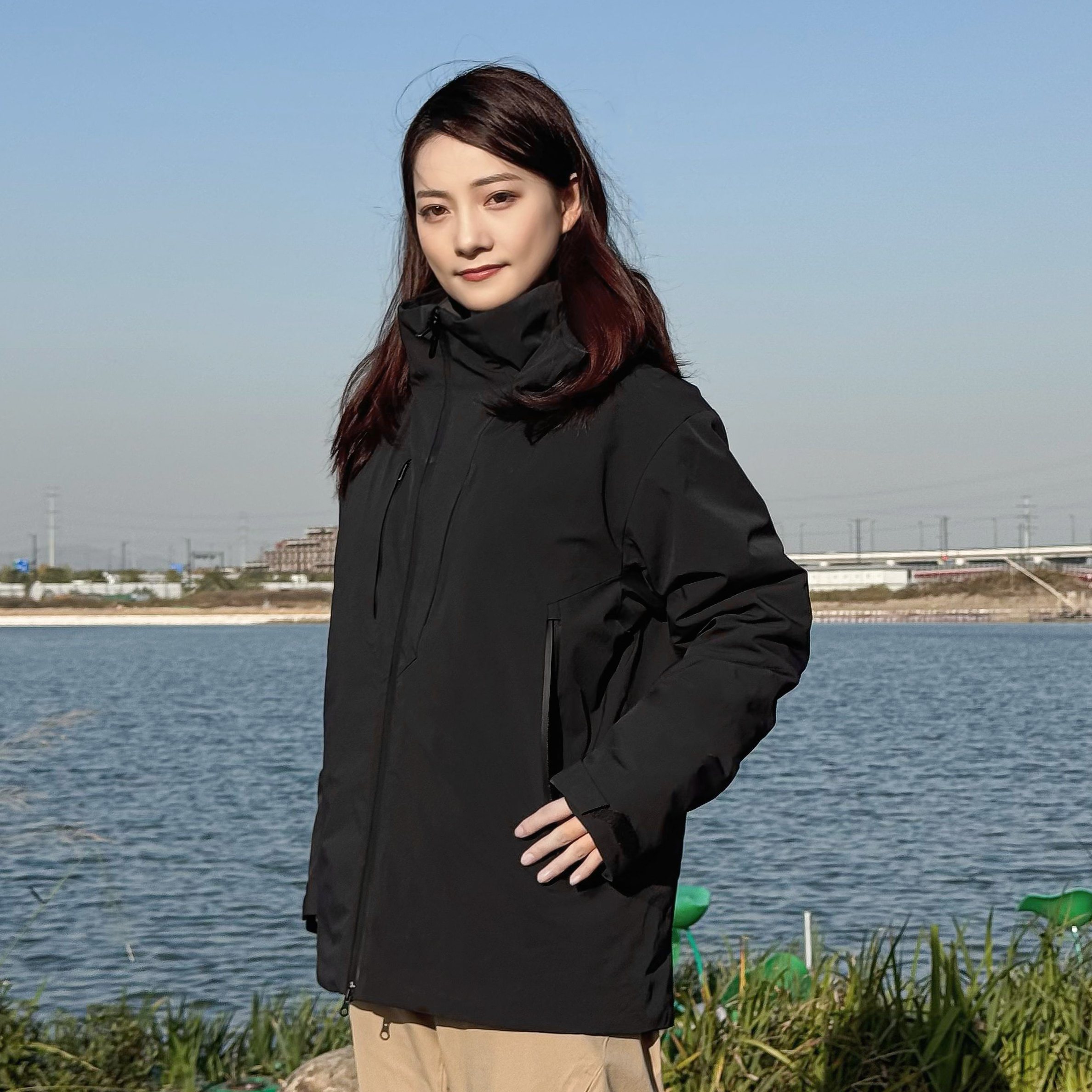 2025冬季新款滑雪羽绒服加厚保暖 鸭绒 防风休闲外套冬装运动