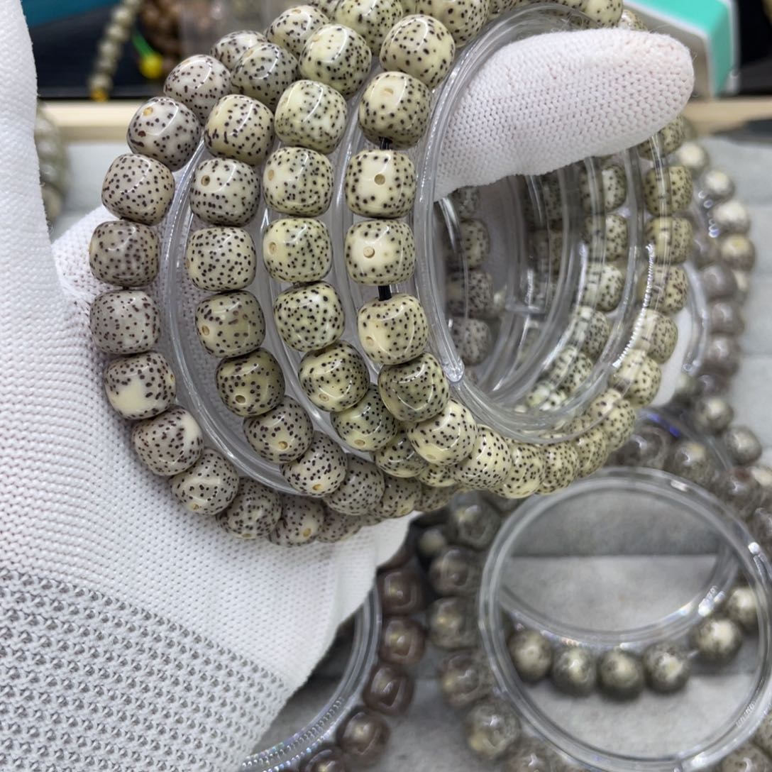 星月菩提手串侧留白X7