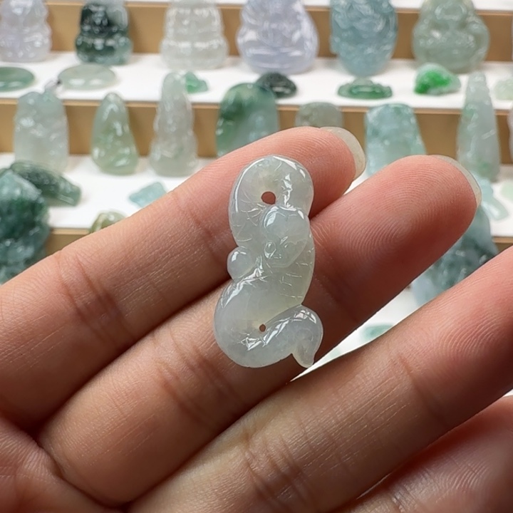 项链未镶嵌翡翠翡翠