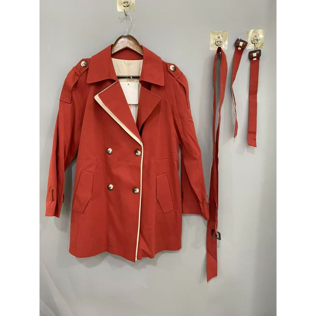 【Montendre】秋冬新款 气质时尚风衣纯色千金风复古港风风衣女