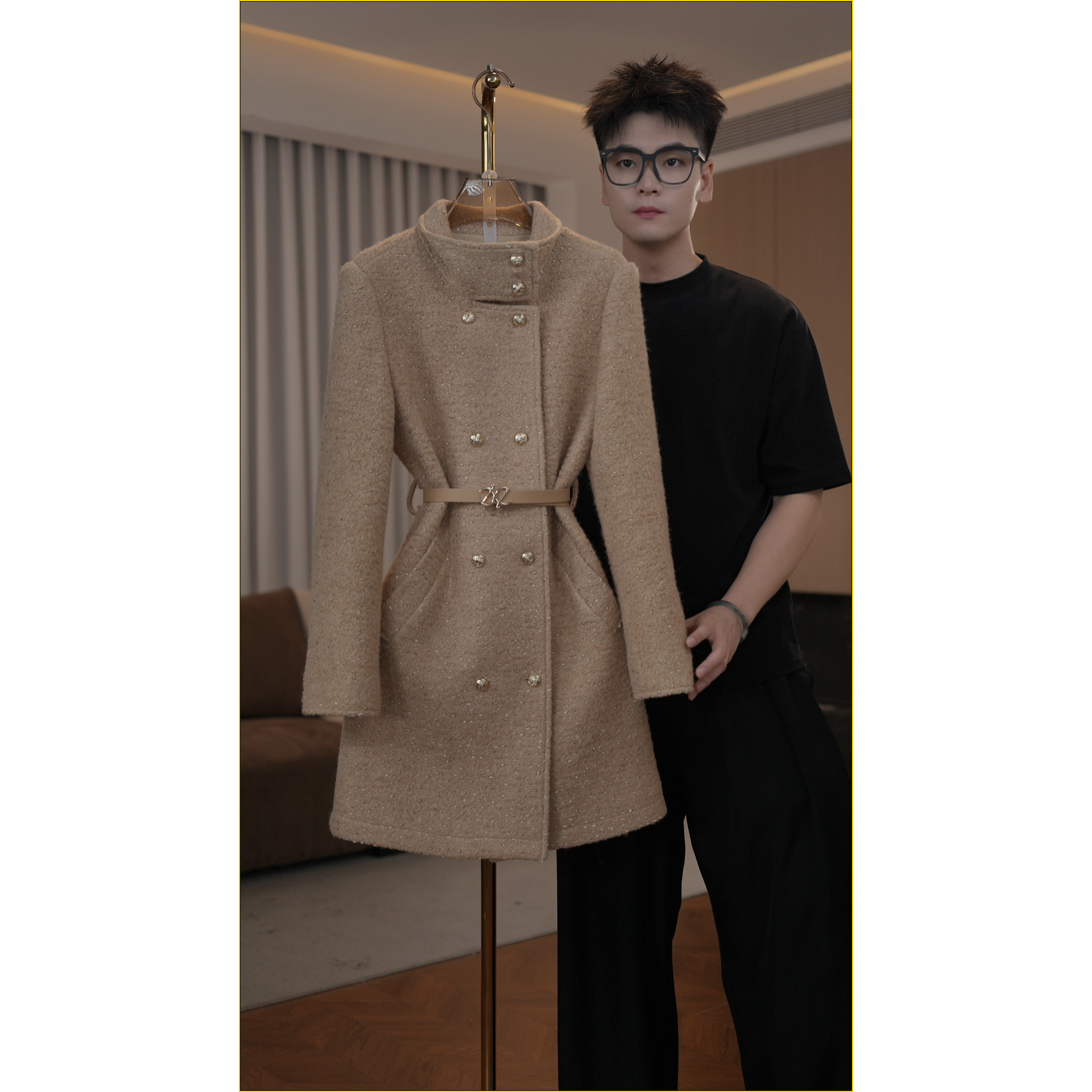 【新品上新】2436品牌女装高定气质显瘦冬款连衣裙