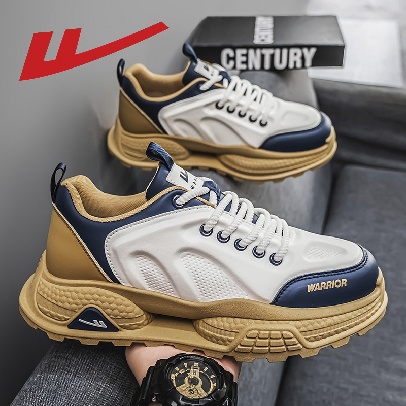 回力男鞋春季户外防滑耐磨运动休闲鞋厚底内增高劳保工作老爹潮鞋