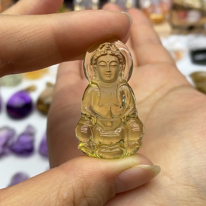 水晶颈饰未镶嵌彩***房定制