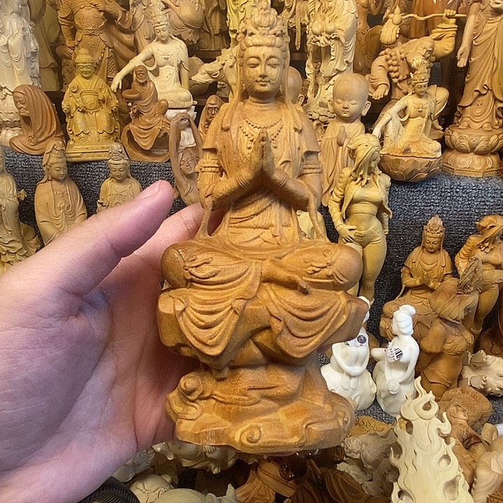 破布木（黄金檀）黄金檀瑕疵观音