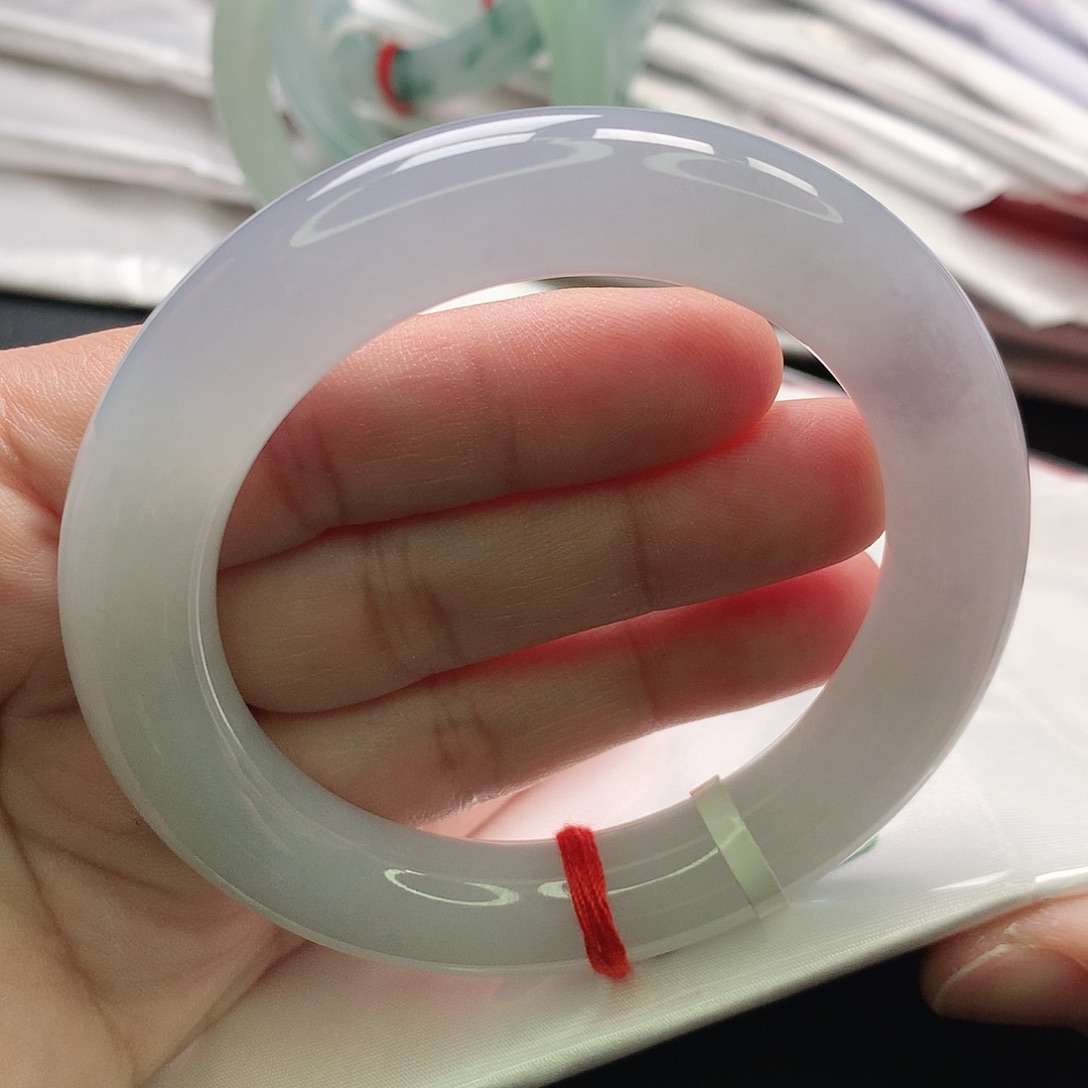 翡翠未镶嵌手镯缅甸54