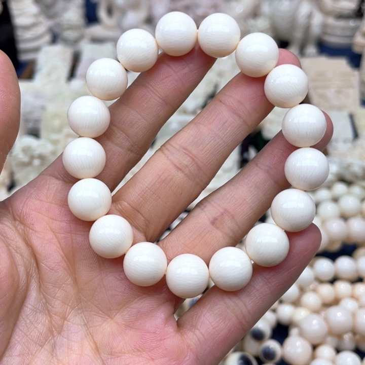 猛犸象牙吊坠1.2圆珠