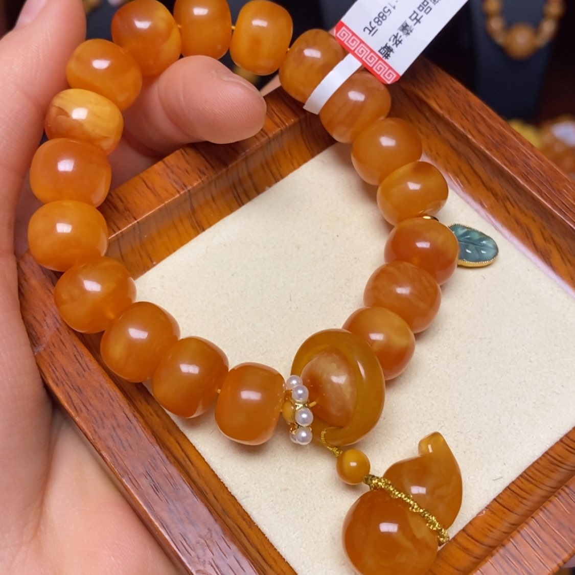 【闪购商品】蜜蜡手链未镶嵌手串