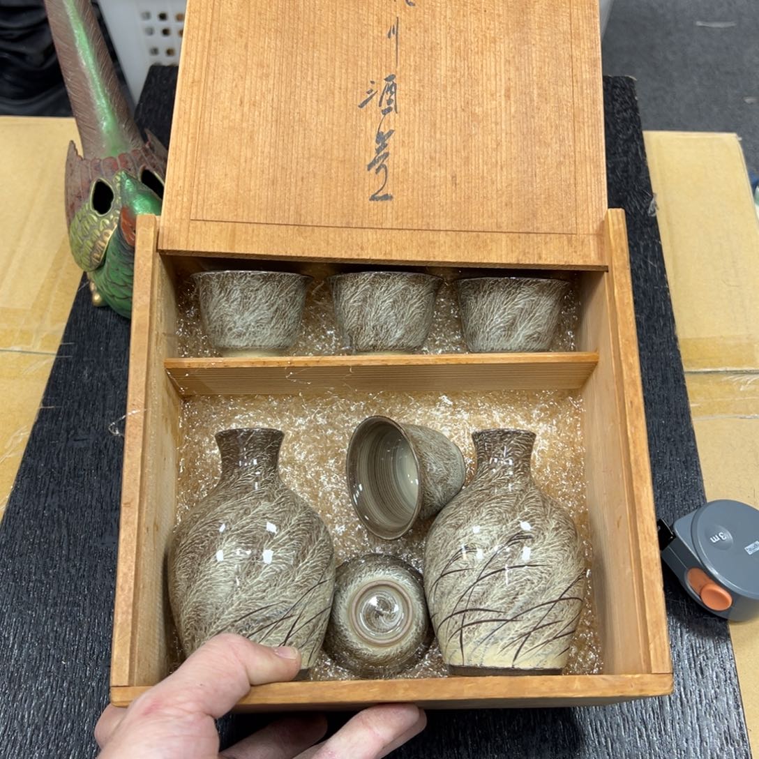 陶瓷日本中古工艺品摆件