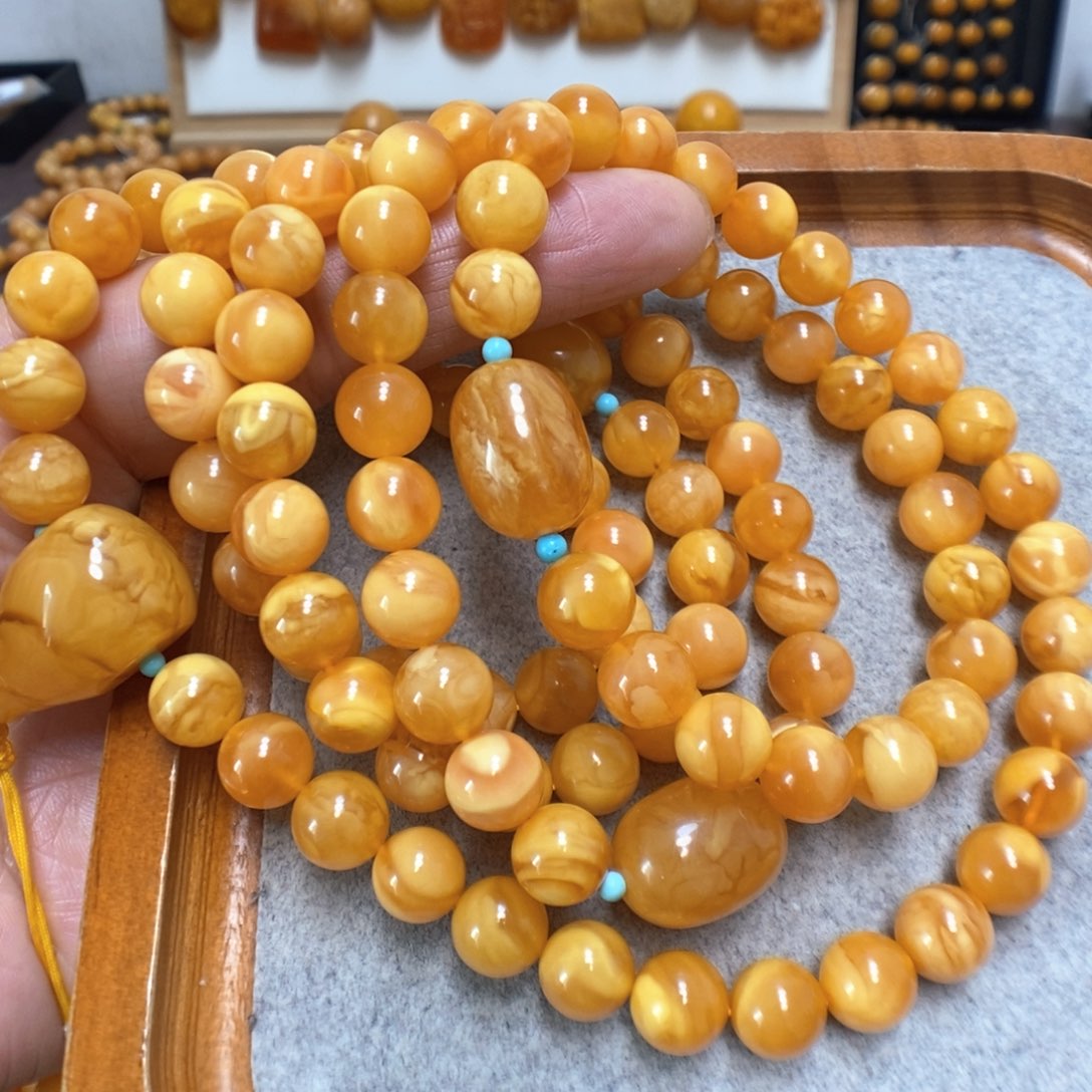 蜜蜡手串未镶嵌蜜蜡