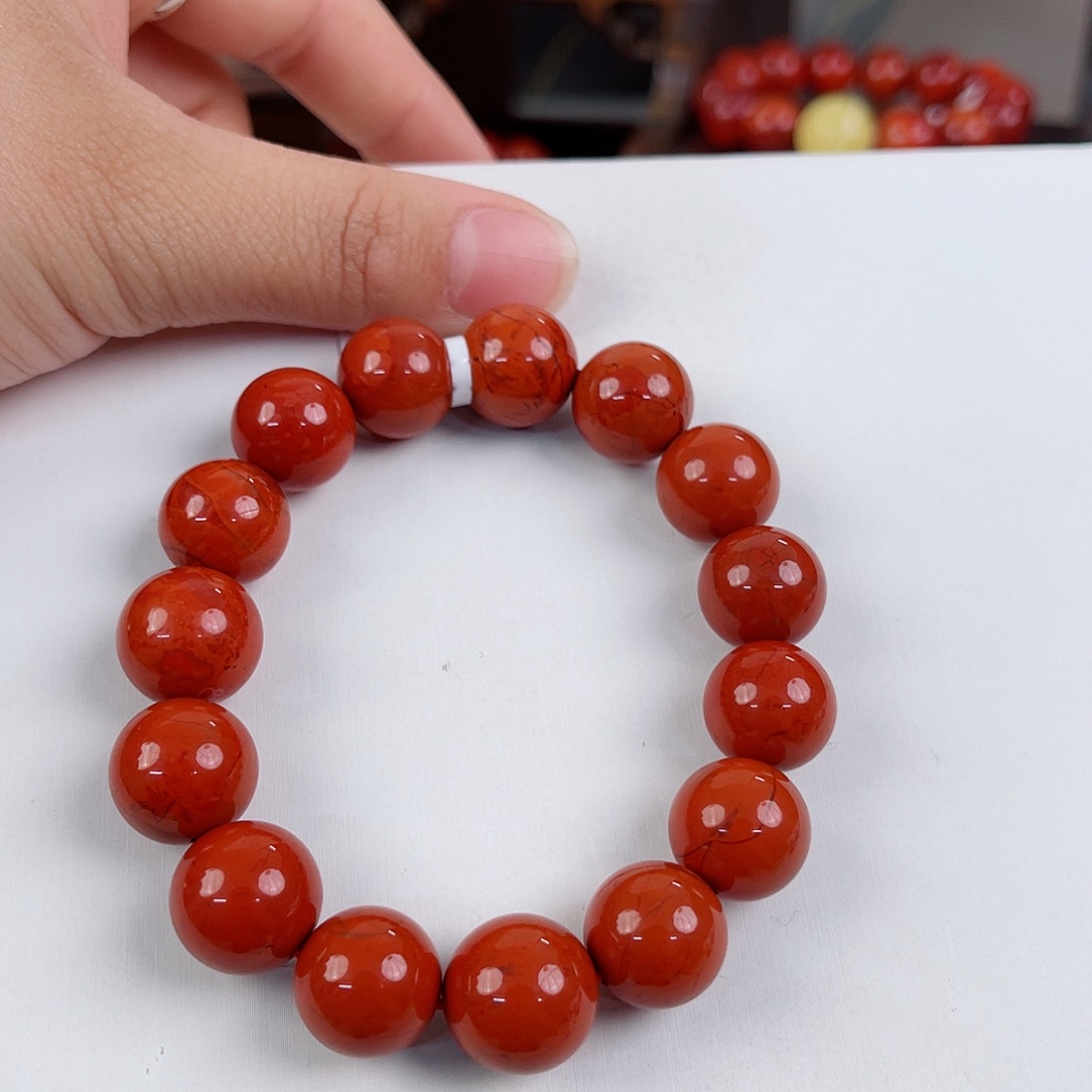 南红玛瑙未镶嵌瓦西单圈13mm