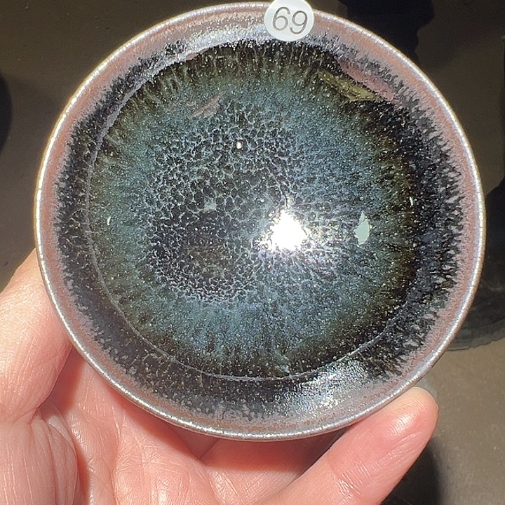 便携款瓷宋御柴烧微瑕主人杯