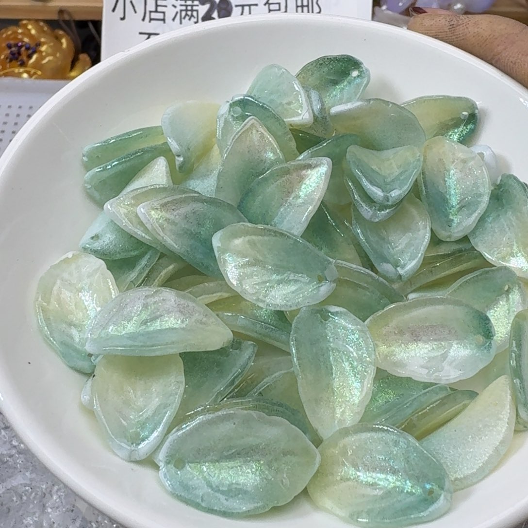 玻璃60号 金树叶 带卡槽