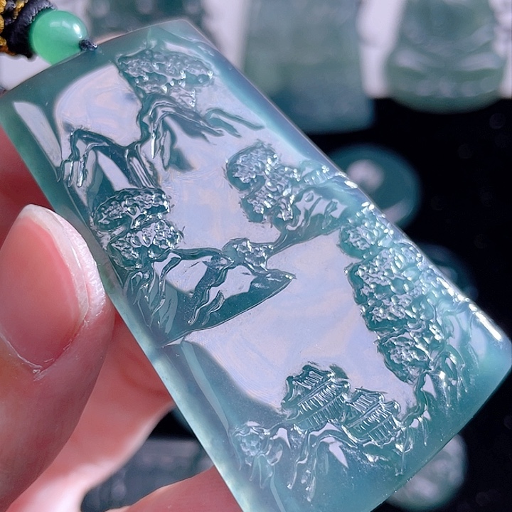 翡翠未镶嵌颈饰999999999