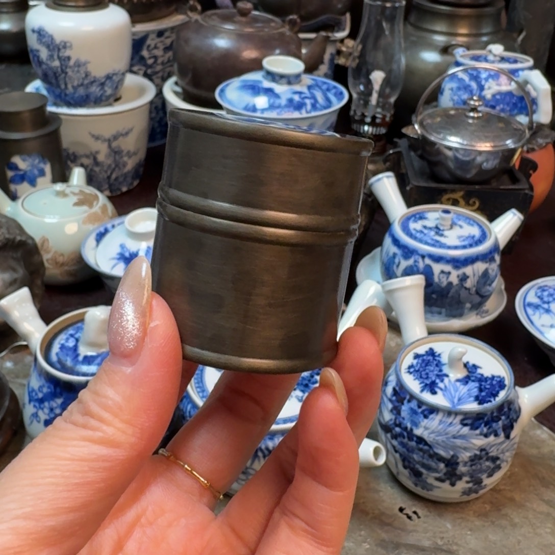 阡茶可集轩阡酒可集轩锡罐