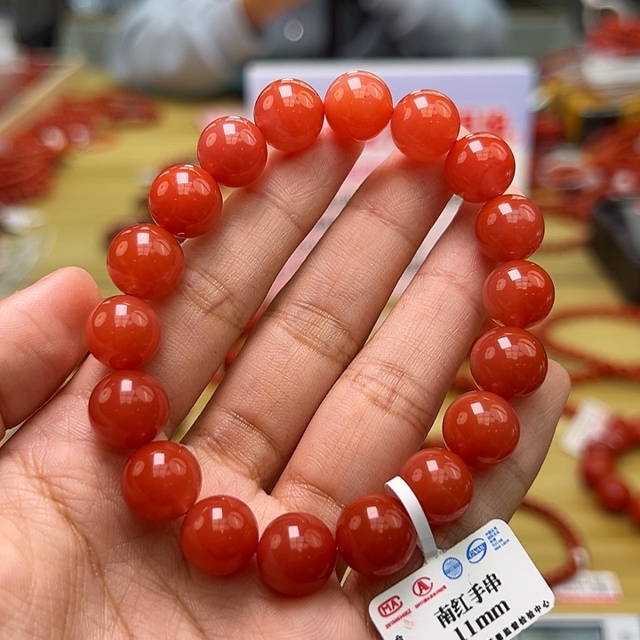 南红玛瑙多样性发一，卡11mm未镶嵌