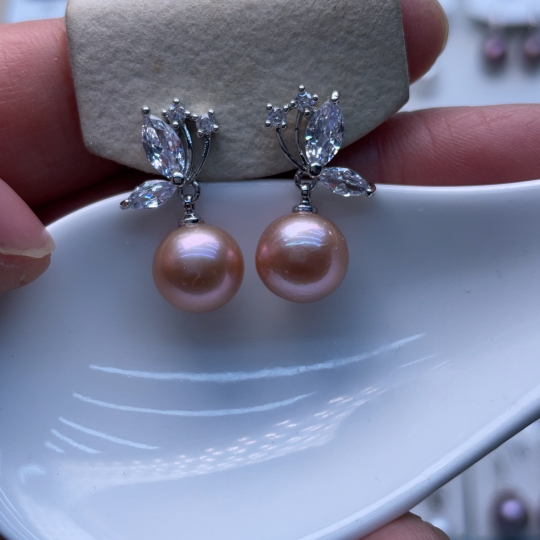 未镶嵌淡水珍珠耳饰