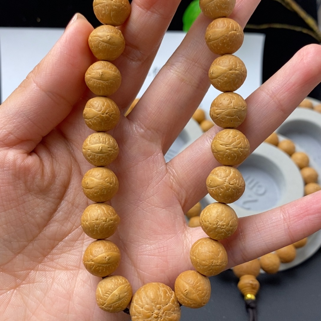 凤眼菩提吊坠12.5手串