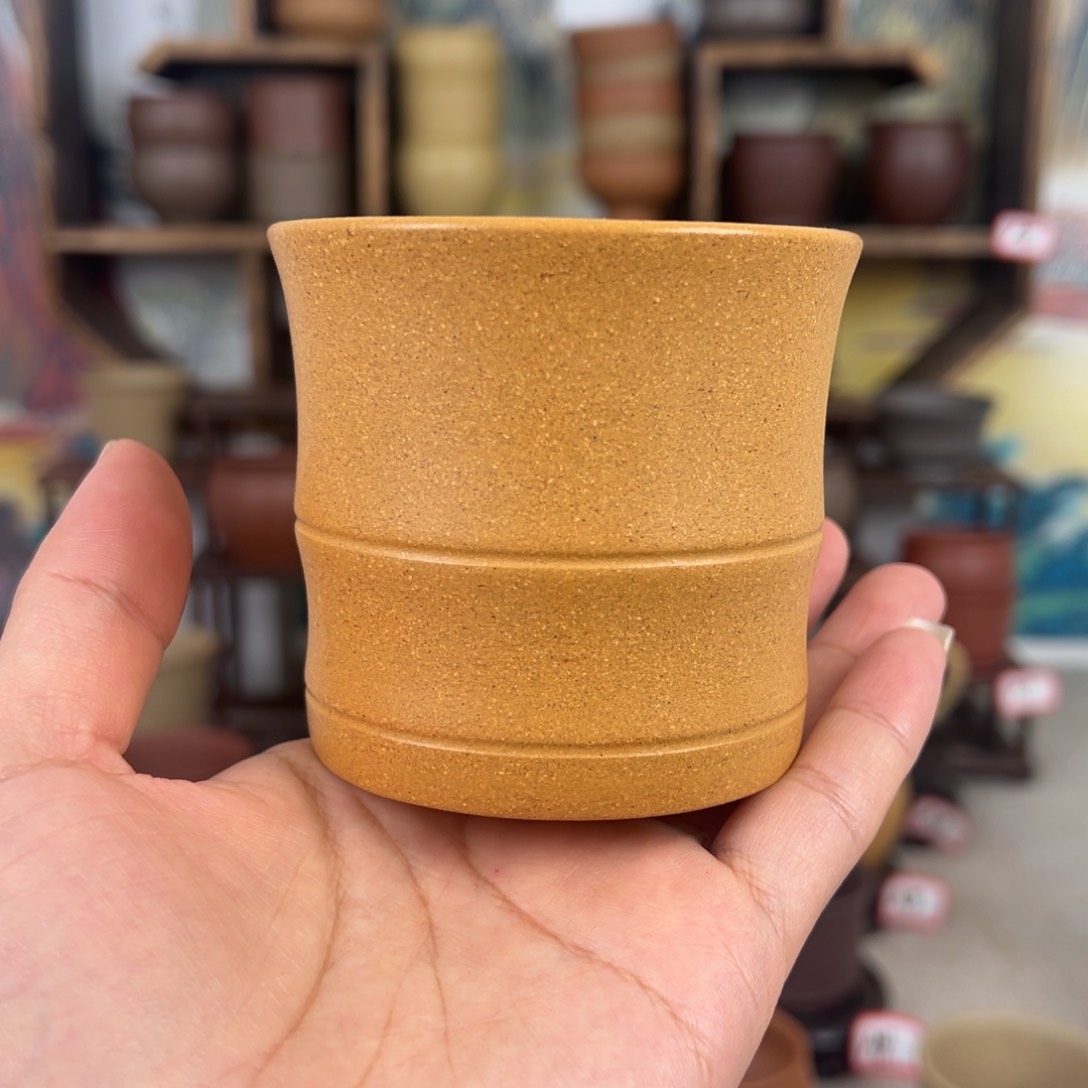 紫砂茶杯拙器甄选，纯原本矿。