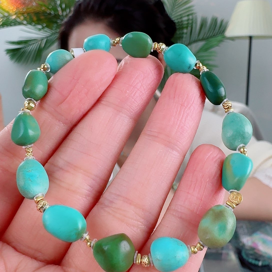 绿松石珠宝奇石未镶嵌