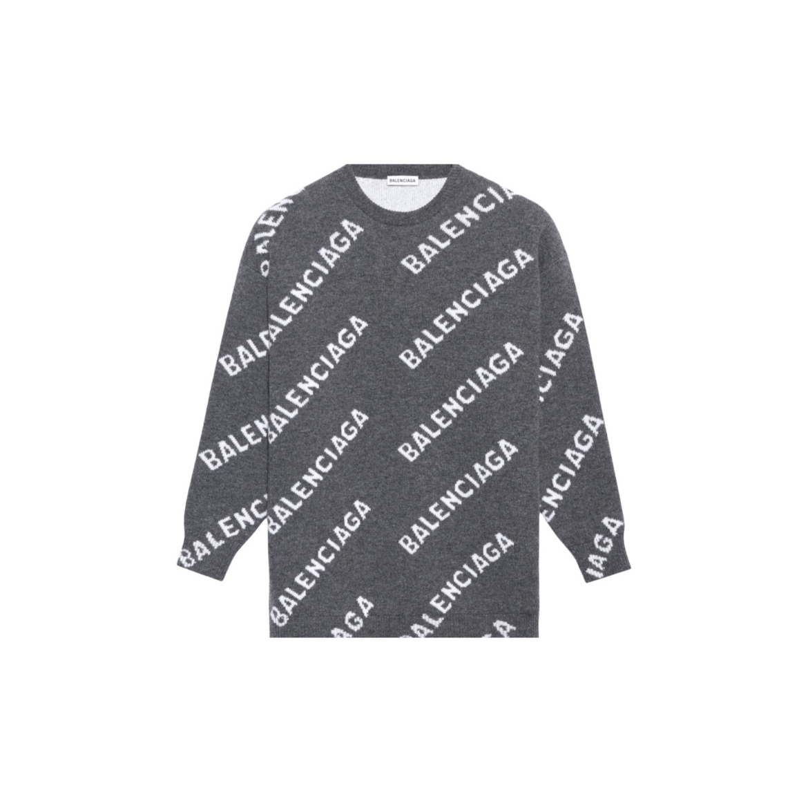 Tsan0180/Balenciga/巴黎世家/满印圆领毛衣/尺码S/99新