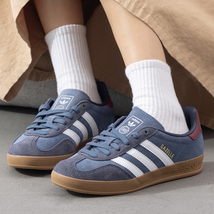 【流光风】阿迪达斯男女鞋GAZELLE德训鞋三叶草板鞋T头休闲鞋JI3522