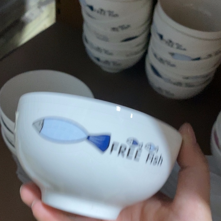 阿***霞碗089号4.5英寸9个装米饭碗