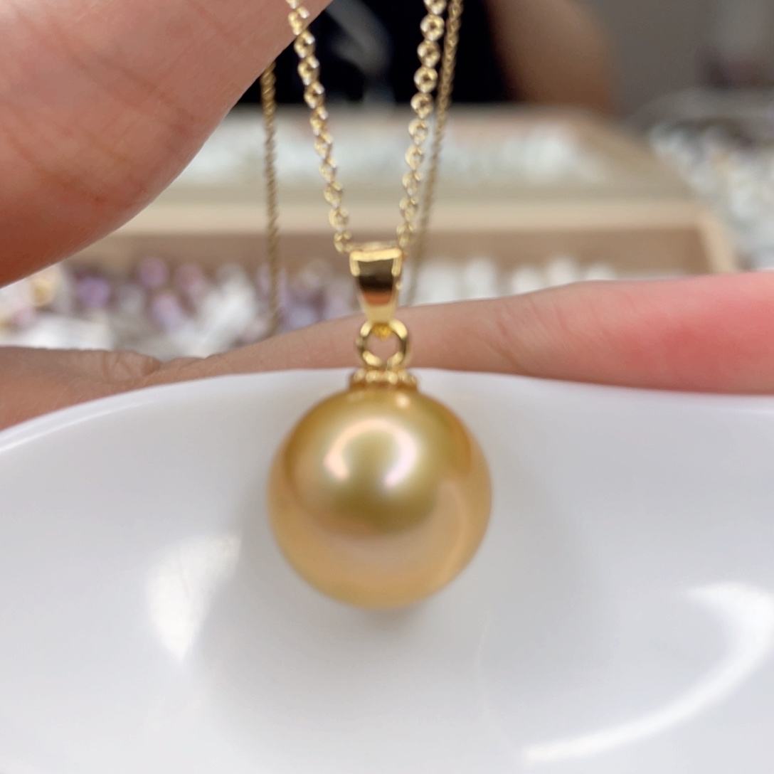 淡水珍珠未镶嵌吊坠(赠链)