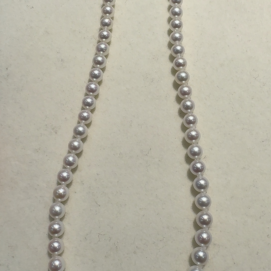 淡水珍珠颈饰银S925镶嵌小*石