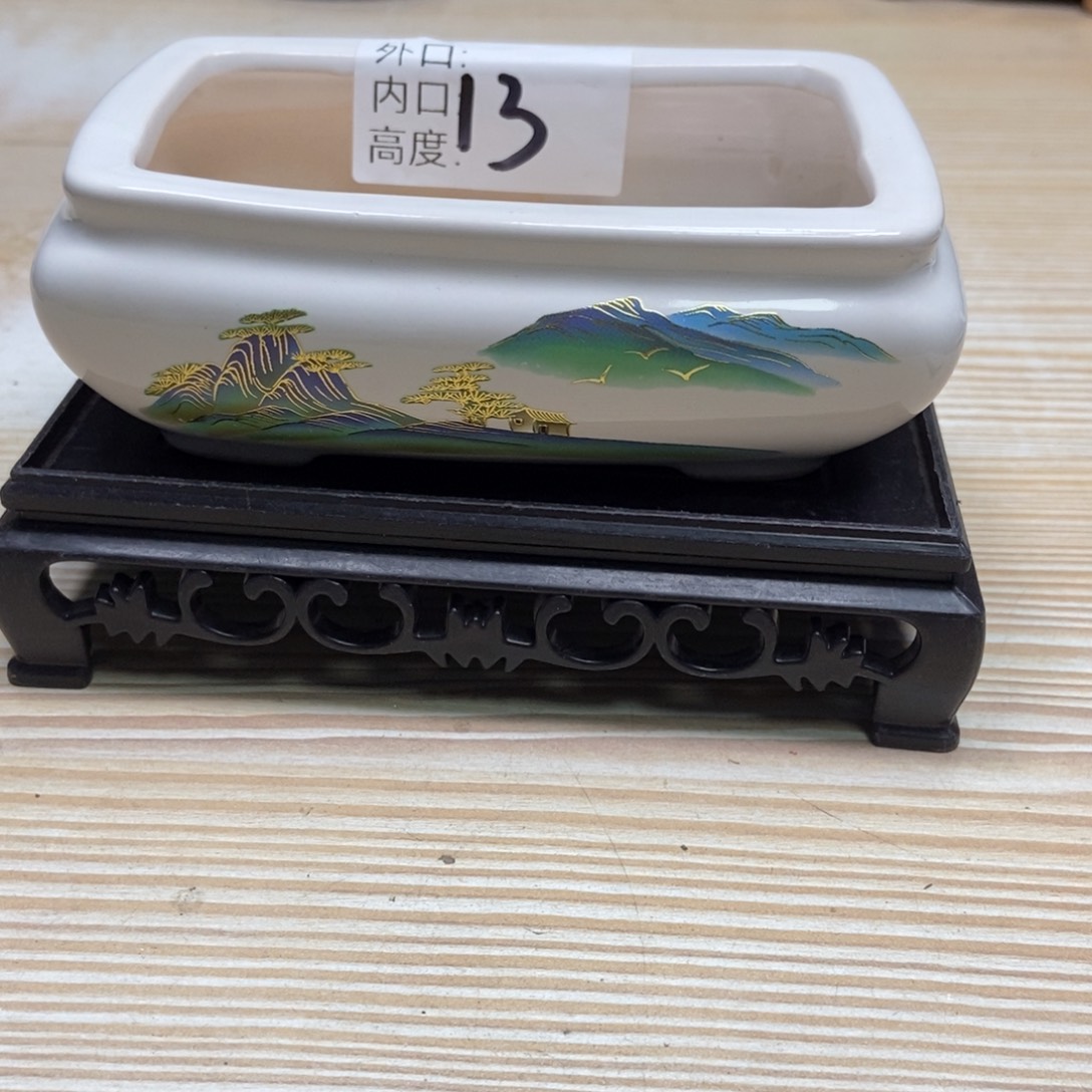 瓷片陶瓷花盆陶瓷艺术