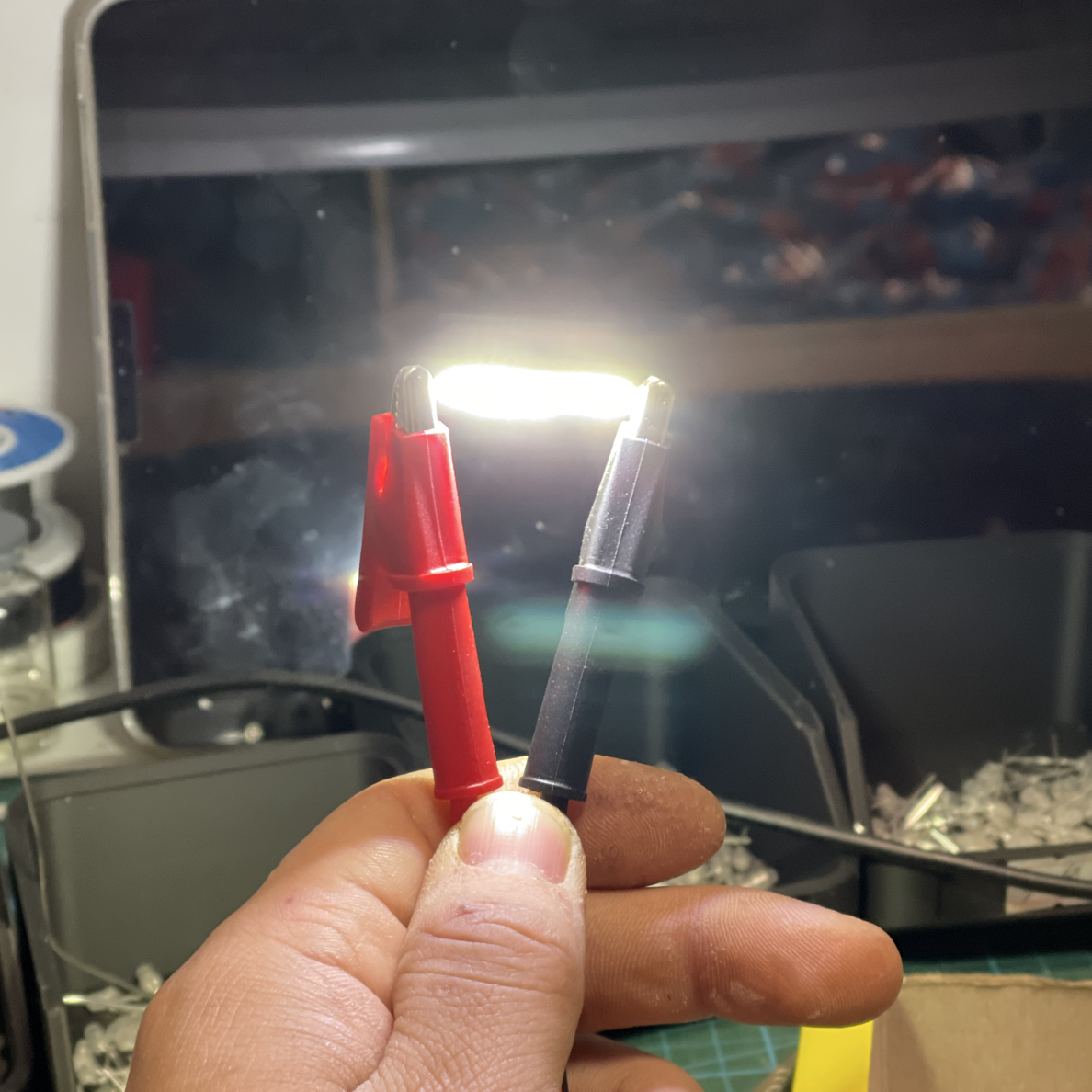 宏林真闲15根包邮白光LED陶瓷灯丝3V低压陶瓷灯丝DIY灯丝