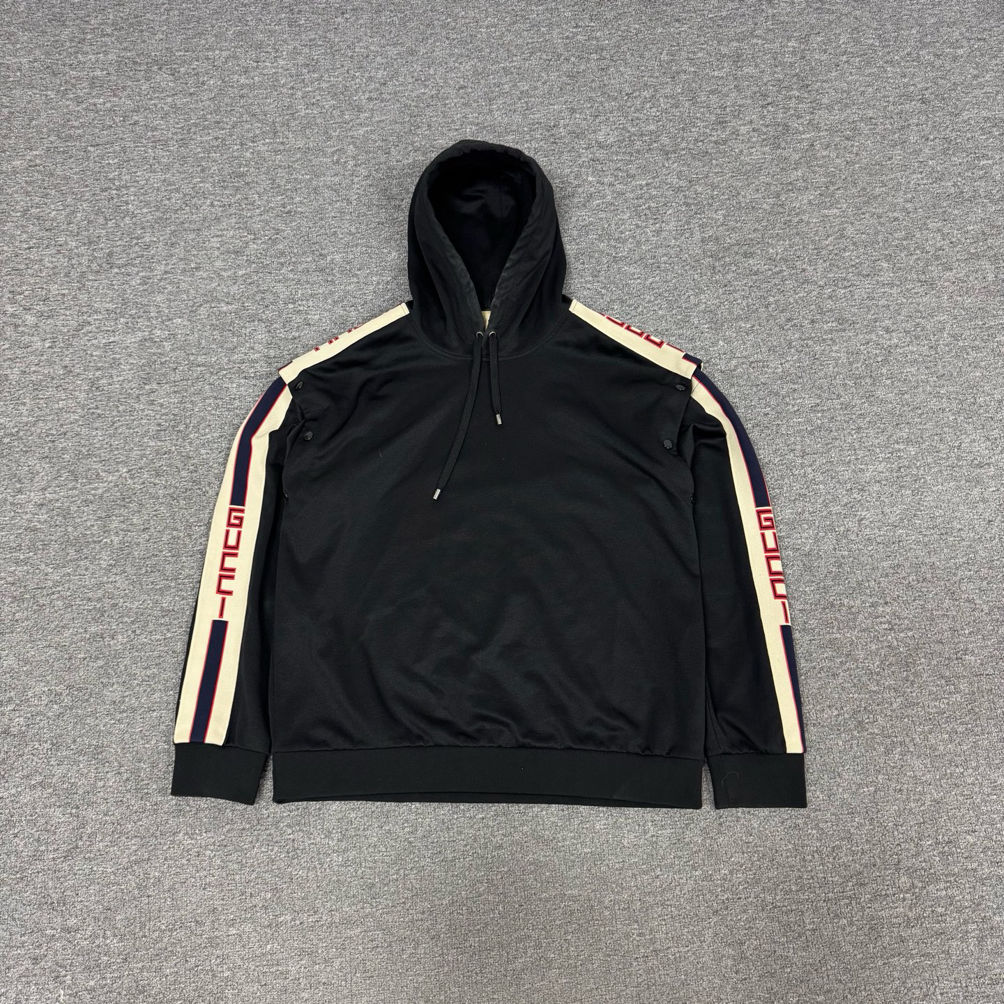 99新 AMIPARIS Gucci 古驰 侧边条纹logo帽衫