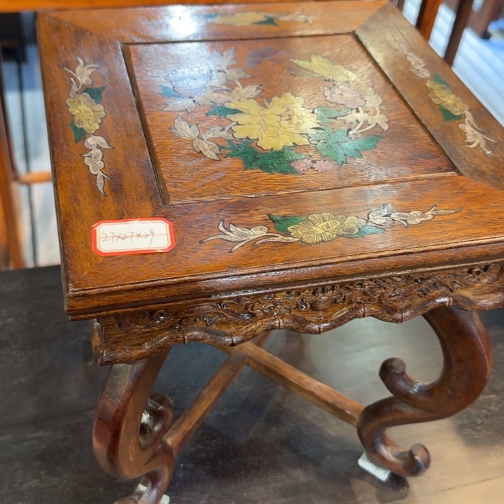 似***g木花梨木小花架一个