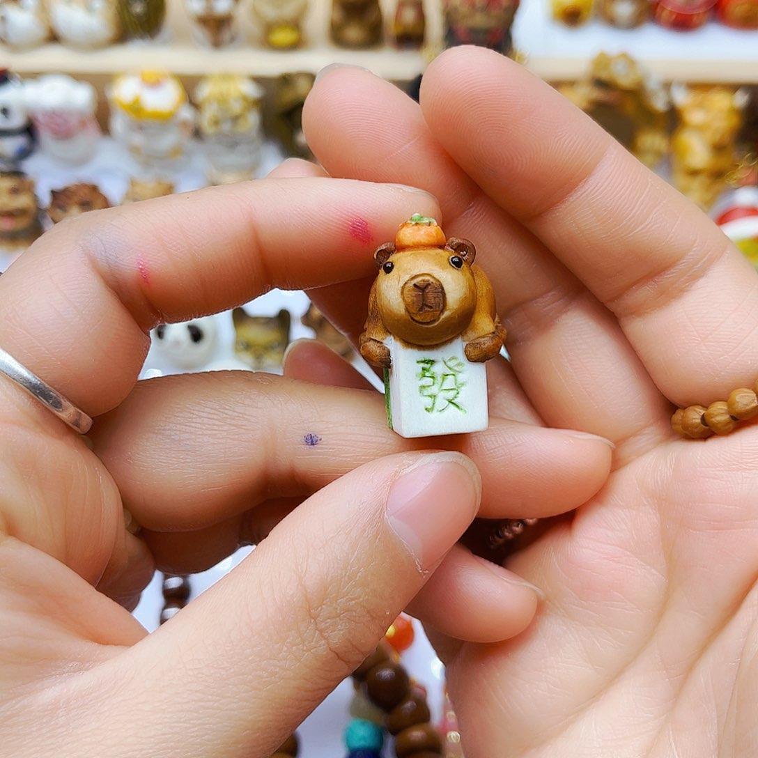 其他鹿骨手工打磨配饰