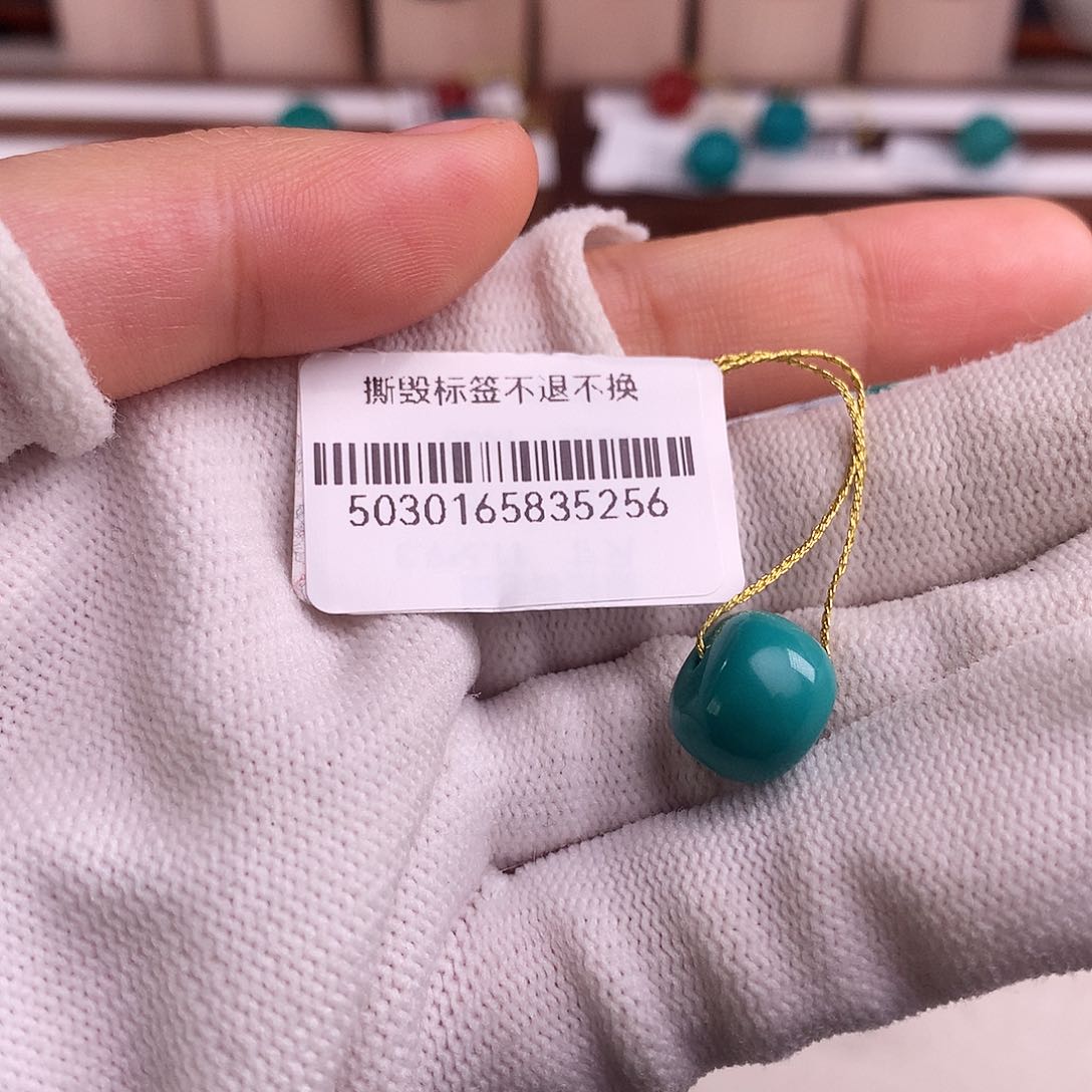 绿松石未镶嵌配饰蓥11.5*9.3