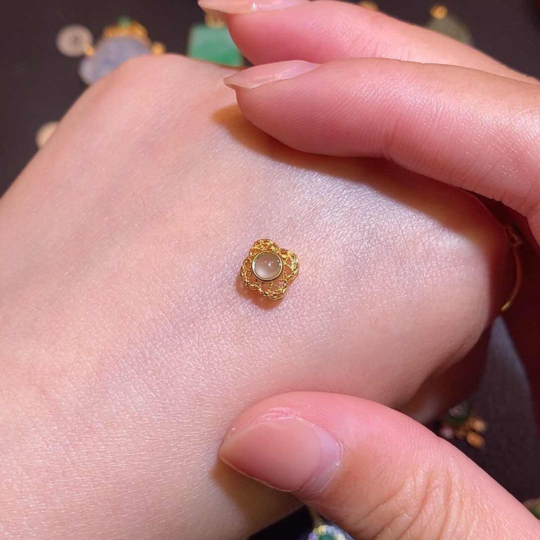 翡翠银S925镶嵌颈饰