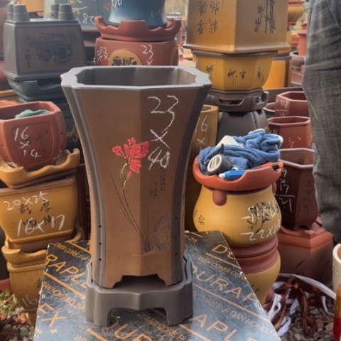 红陶紫砂花盆花盆盆景盆栽