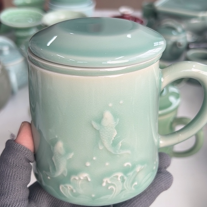 小米茶器龙泉青瓷